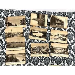 VTG 35 PC Swedish Landscape Post Cards UNUSED with Box Sweden Places B&W